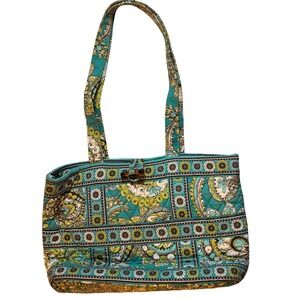 Vera Bradley Quilted Paisley Tote Bag‎ Purse